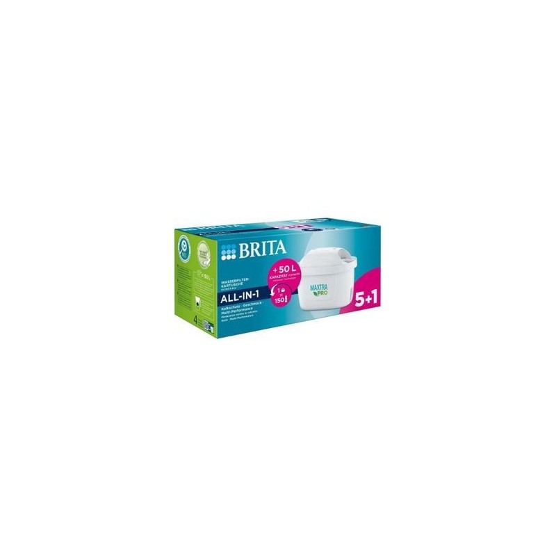 Brita MAXTRA PRO All-in-1 Kande vandfilter 6. stk Hvid
