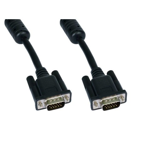 Cables Direct 1M Black SVGA Male - Male | Høj Kvalitet Skærmkabel | CDEX-701K