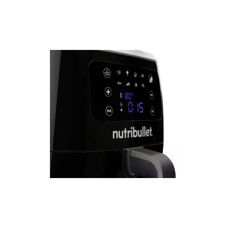 NutriBullet Varmluftsfrituregryde - Sort 1800 W 7 L | Sundere Madlavning og Optimal Smag!