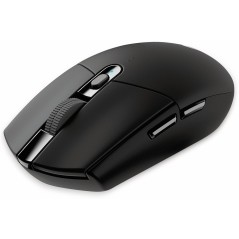 Logitech G305 Optisk Trådløs Mus - Hurtig, Præcis og Ergonomisk Gaming Mus i Sort - Varenr. 5099206077836