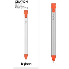 Køb Logitech Crayon Digitalpen - Grå Orange | Optimal til iPad og Kreativitet!