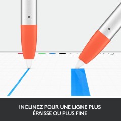 Køb Logitech Crayon Digitalpen - Grå Orange | Optimal til iPad og Kreativitet!