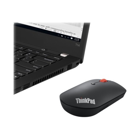 Lenovo ThinkPad Silent Blå optisk Trådløs Sort