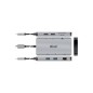 Club3D CSV-1593 8-in-1 USB-C 3.2 Gen 1 Dockingstation Grå Club3D CSV-1593 8-in-1 USB-C 3.2 Gen 1 Dockingstation Grå