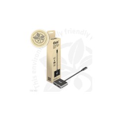 Club 3D CSV-1552 USB-C Gen 2 til HDMI & DisplayPort 1.4 Videoadapter - Kvalitet i Sort med hurtig levering!