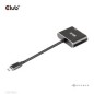 Club 3D CSV-1552 USB-C gen 2 til HDMI, DisplayPort 1.4 Videoadapter Sort Club 3D CSV-1552 USB-C gen 2 til HDMI, DisplayPort 1.4 Videoadapter Sort