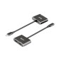 Club 3D CSV-1552 USB-C gen 2 til HDMI, DisplayPort 1.4 Videoadapter Sort Club 3D CSV-1552 USB-C gen 2 til HDMI, DisplayPort 1.4 Videoadapter Sort