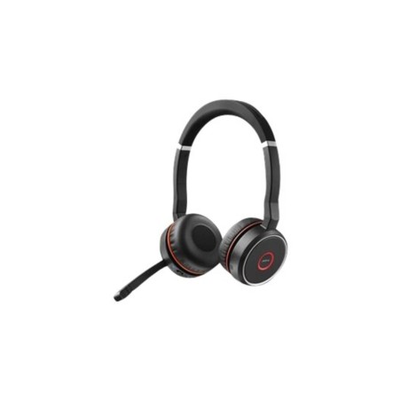 Jabra Evolve 75 SE MS Stereo Trådløs Headset Sort - Optimal Lyd og Komfort til Professionelt Brug