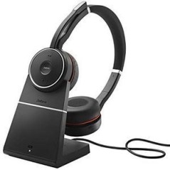 Jabra Evolve 75 SE MS Stereo Trådløs Høretelefoner Sort