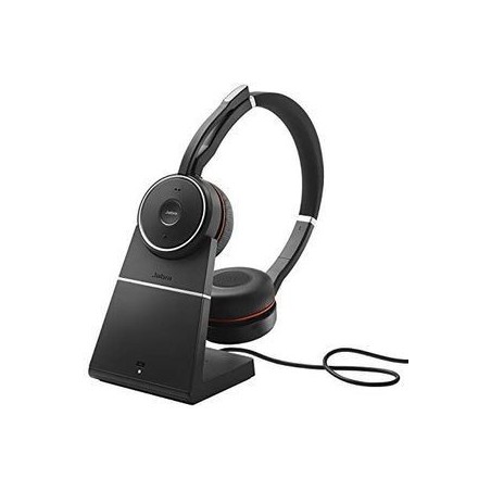 Jabra Evolve 75 SE MS Stereo Trådløs Høretelefoner Sort