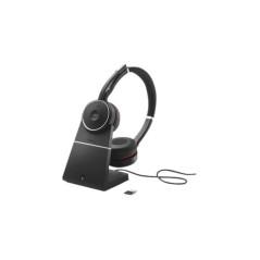 Jabra Evolve 75 SE MS Stereo Trådløs Headset Sort - Optimal Lyd og Komfort til Professionelt Brug
