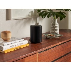 Sonos Era 100 Højttaler Sort - Enestående Lydkvalitet og Elegance til Dit Hjem!