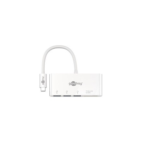 Goobay Kortlæser USB-C - Hurtig og Effektiv Dataoverførsel - Varenr. 4040849620973