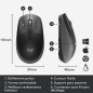 Logitech M190 Optisk Trådløs Grå