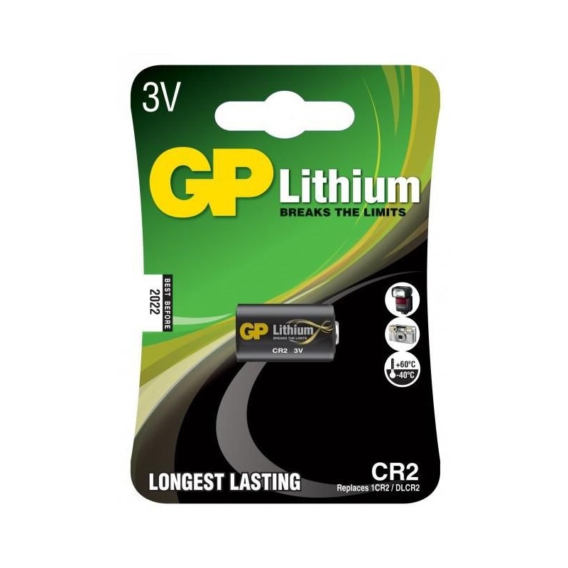GP LITHIUM BATTERY CR2 GP LITHIUM BATTERY CR2
