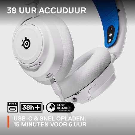Køb Steelseries Arctis Nova 7P Trådløst Headset (Hvid) – Fantastisk Lyd & Komfort!