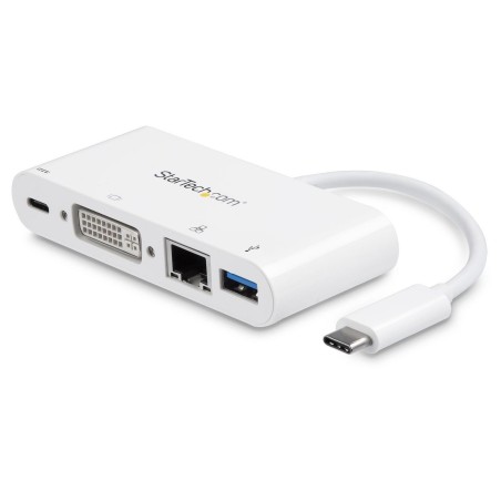 StarTechcom USB-C Adapter Multiport DVI | Fleksibel og Hurtig Tilslutning - DKT30CDVP