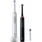 Oral-B PRO 3 3900 Duopack El tandbørste Sort og Hvid