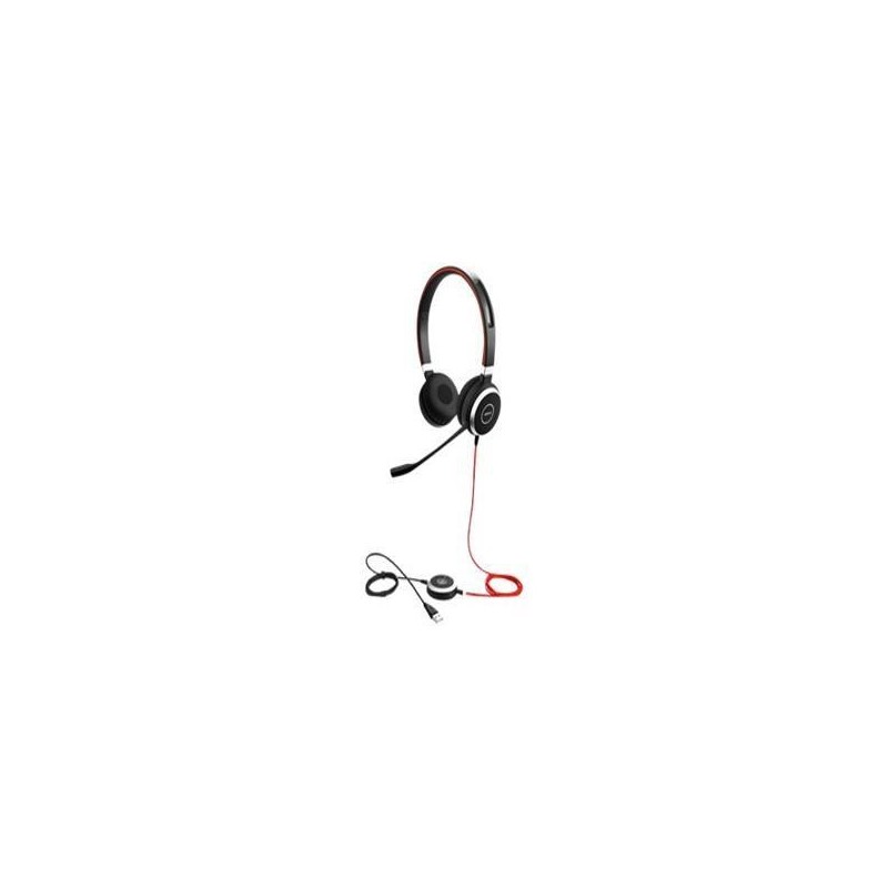 Jabra Evolve 40 UC stereo Kablet Høretelefoner Sort Jabra Evolve 40 UC stereo Kablet Høretelefoner Sort