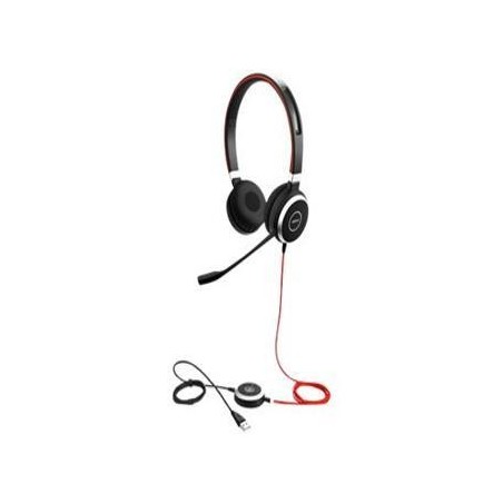 Jabra Evolve 40 UC Stereo Kabling Headset - Sort | Optimal Lyd & Komfort til Professionel Brug