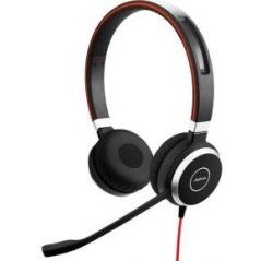 Jabra Evolve 40 UC Stereo Kabling Headset - Sort | Optimal Lyd & Komfort til Professionel Brug