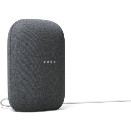 Google Nest Audio Smart Højttaler Brunsort - Kraftfuld Lyd & Intelligent Styring
