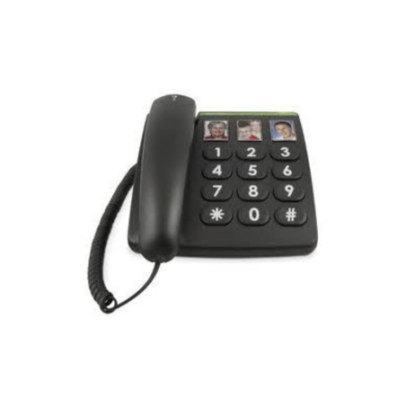 DORO PhoneEasy 331ph Telefon med Ledning - Brugervenlig, Elegant og Pålidelig Kommunikation | Varenummer: 7322460057466