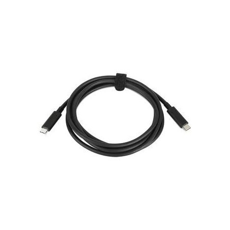 Lenovo USB-kabel 2m Sort - Holdbare forbindelser med høj kvalitet og fleksibilitet!