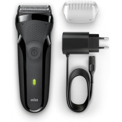"Køb BRAUN Sort Shaver 300s - Effektiv, Stilren og Holdbar Barbering | Varenummer: 4210201163305"
