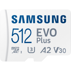 Samsung EVO MB-MC512KA microSDXC 512GB 130MB/s - Hurtig, pålidelig og plads til alle dine minder!