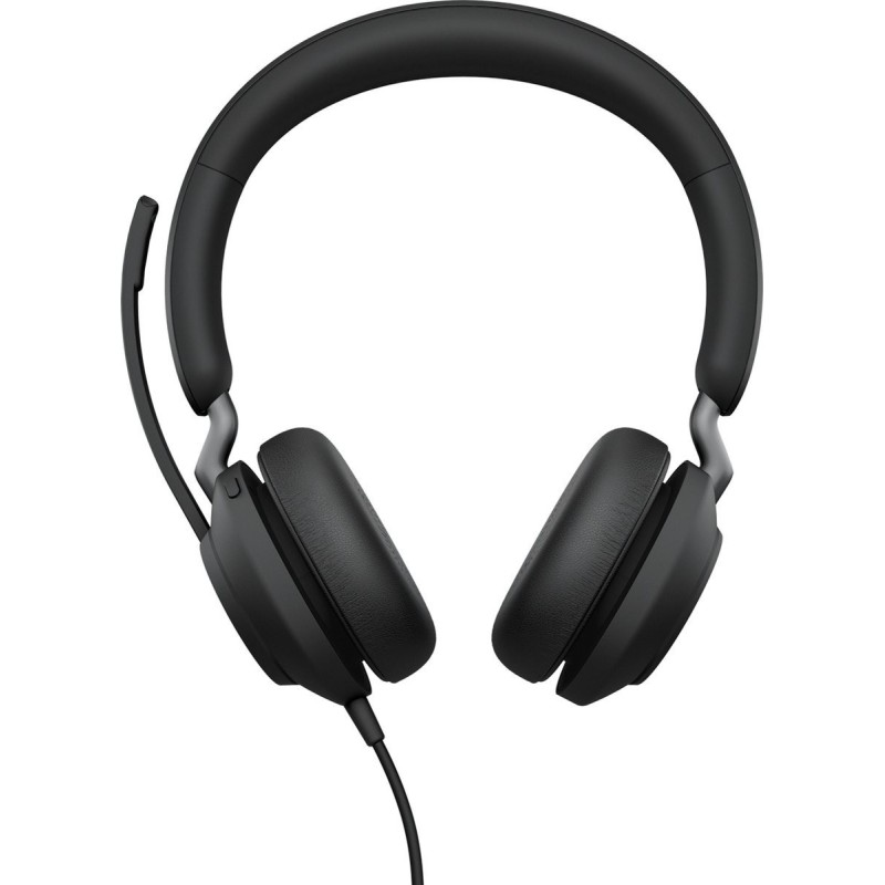 Jabra Evolve2 40 SE MS Stereo Kablet Høretelefoner Sort Jabra Evolve2 40 SE MS Stereo Kablet Høretelefoner Sort