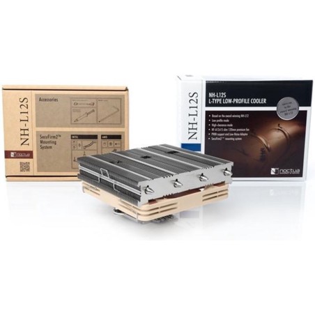 Noctua NH-L12S Processor-køler 1-pack 120 mm - Effektiv, Støjsvag Kvalitetskøling til Din CPU