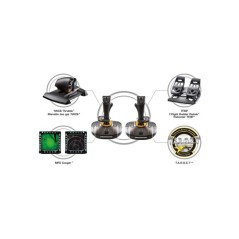 ThrustMaster T.16000M FCS Space Sim Duo Joystick - Ultimativ præcision til rumbaserede eventyr!