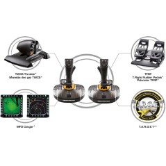 ThrustMaster T.16000M FCS Space Sim Duo Joystick - Ultimativ præcision til rumbaserede eventyr!