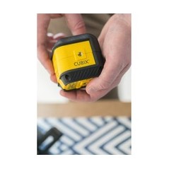 "Stanley Cubix Krydslinjelaser Rød - Præcis måling til dit projekt | Varenummer: 3253561774980"