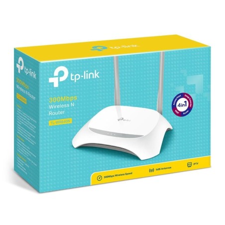 TP-Link TL-WR840N Trådløs Router Desktop - Hurtig, Stabil & Pålidelig Internetforbindelse til Hjemmet!
