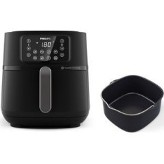 Philips Series 5000 HD9285 XXL Connected Airfryer 2000W - Mørk Sølv/Sort - Sundere Madlavning med Stil!