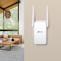 TP-Link RE315 V1 WiFi Rækkeviddeforlænger - Forbedr dit WiFi Signal med Montebar Indbygget Vægmontering - Optimal Dækning og Has
