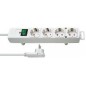 Brennenstuhl 1153120100 stikdåse 2 m 4 AC stikkontakt(er) Indendørs Hvid, Strømskinne Brennenstuhl 1153120100 stikdåse 2 m 4 AC stikkontakt(er) Indendørs Hvid, Strømskinne