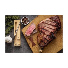 MEATER Plus Stegetermometer - Perfekt til Ovn, Barbeque og Grill - Præcision og Bekvemmelighed - Varenummer: 5060480240407