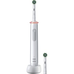 Oral-B PRO 3 3000 Cross Action Tandbørste - Hvid Edition til Effektiv Rensning og Optimal Mundpleje!