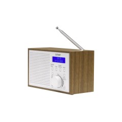 DENVER DAB-46 DAB bærbar radio Brun Hvid