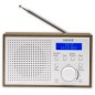DENVER DAB-46 DAB bærbar radio Brun Hvid
