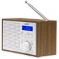 DENVER DAB-46 DAB bærbar radio Brun Hvid