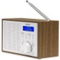 DENVER DAB-46 DAB bærbar radio Brun Hvid