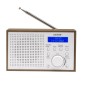 DENVER DAB-46 DAB bærbar radio Brun Hvid