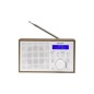 DENVER DAB-46 DAB bærbar radio Brun Hvid