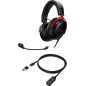 HyperX Cloud 3 Kablet Høretelefoner Sort Rød