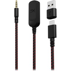 Køb HyperX Cloud 3 Kabling Headset - Sort/Rød | Komfort, Kvalitet & Lyd i Topklasse - Varenr: 0197029008237