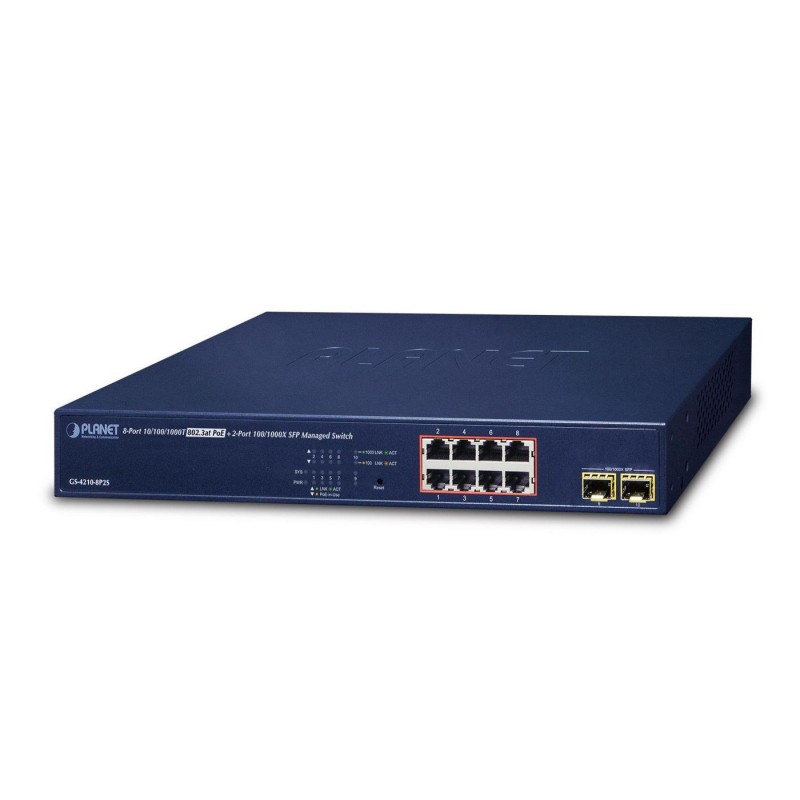 Planet IPv4/IPv6, 8-Port Managed Planet IPv4/IPv6, 8-Port Managed